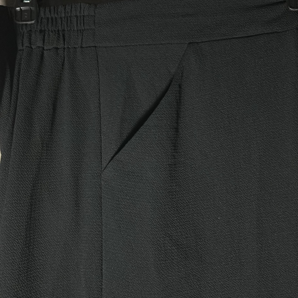 Max Studio Wide Leg Cropped Pants Women's Size S Beach Vibes Lightweight - Picture 8 of 11